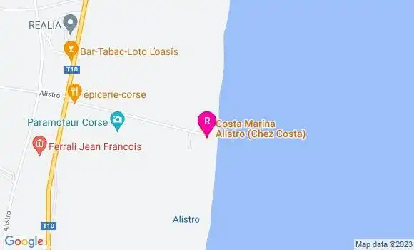 Localisation Restaurant  Costa Marina