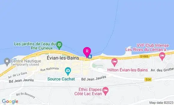 Localisation Restaurant  Le Refuge du Lac