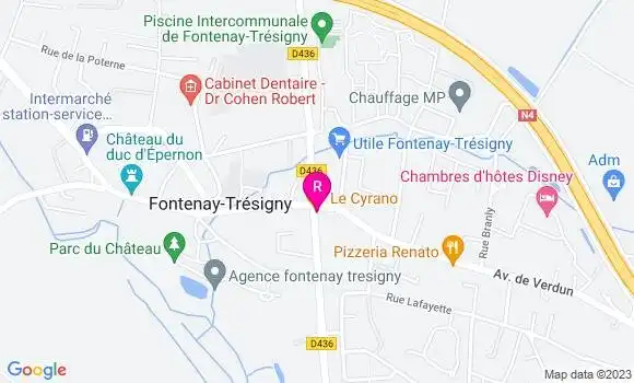 Localisation Restaurant Bar Le Cyrano