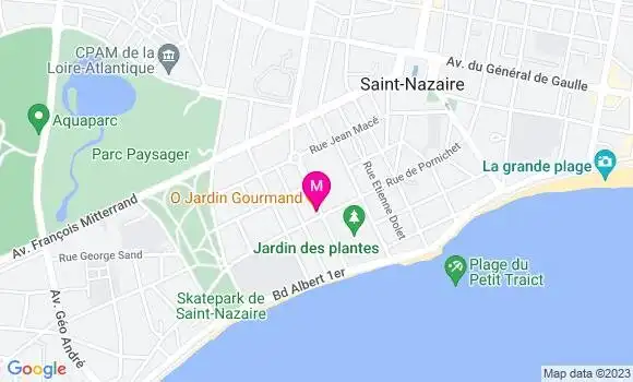 Localisation Restaurant  O Jardin Gourmand