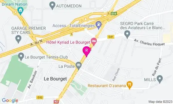 Localisation Restaurant  La Cantine