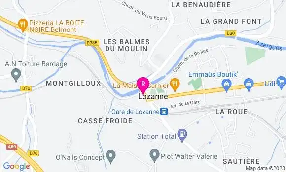 Localisation Restaurant  Verre Y Papilles