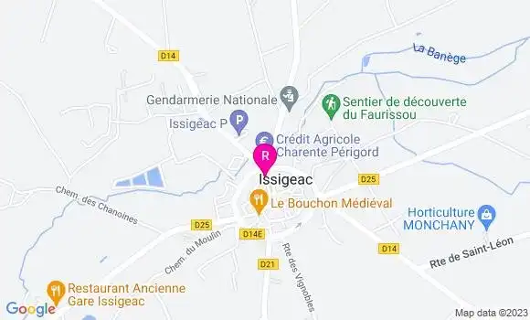 Localisation Auberge Les Dîmes