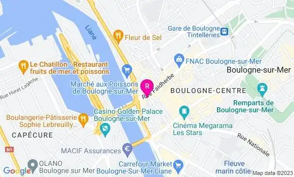 Localisation Restaurant  Le Blue Note