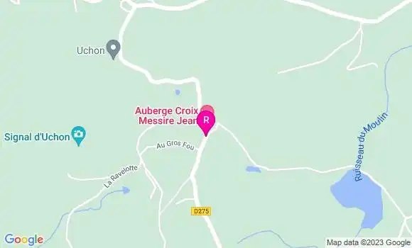 Localisation Auberge Croix Messire Jean