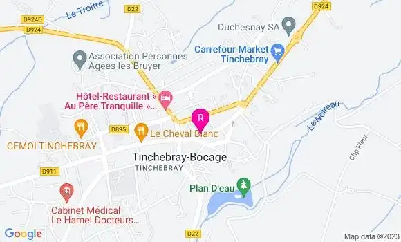 Localisation Restaurant Bar Le Saint Rémy