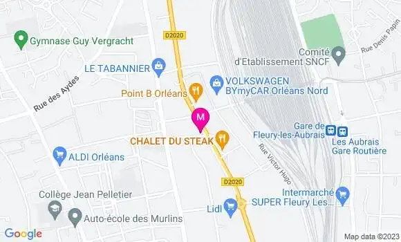 Localisation Restaurant  Paulo et Marie