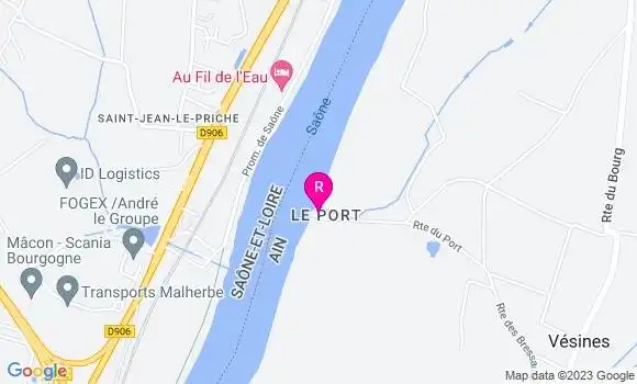 Localisation Restaurant  La Guinguette du Port