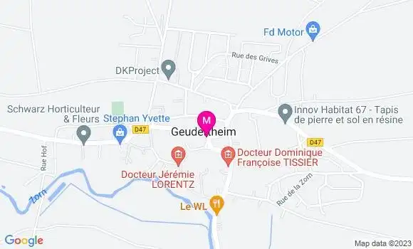 Localisation Restaurant  Au Cygne