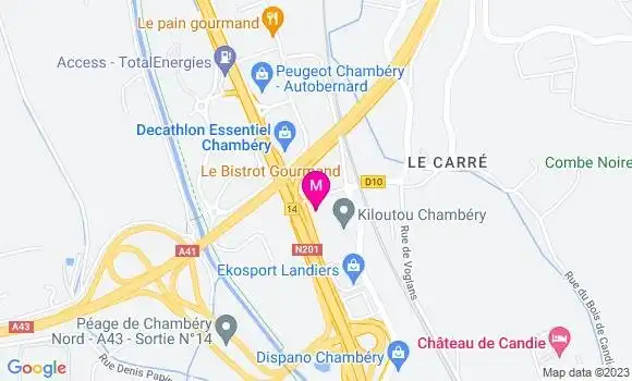 Localisation Le Bistrot Gourmand