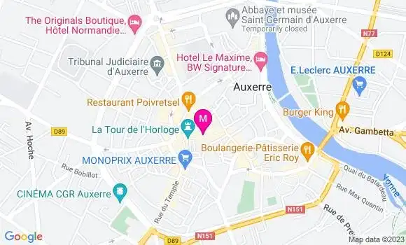 Localisation Restaurant Bar L