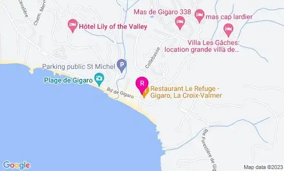 Localisation Restaurant le Refuge