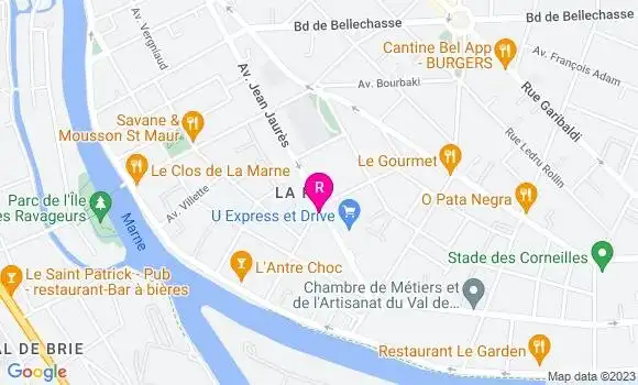 Localisation Café de la Pie