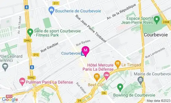Localisation Restaurant  Le Mately