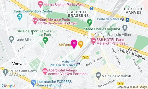 Localisation Restaurant  La Table 12