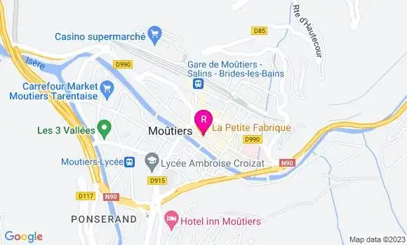Localisation Restaurant  La Petite Fabrique