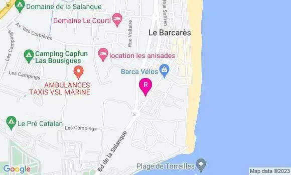 Localisation Crêperie La Binicaise