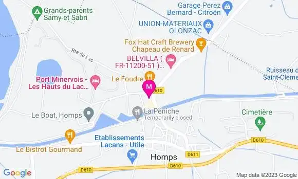 Localisation Restaurant  Le Poulpe