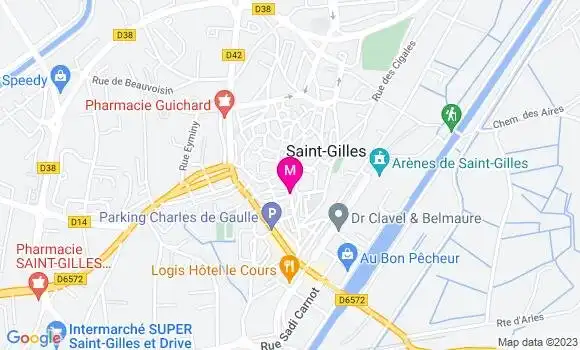 Localisation Restaurant  Atelier des Halles