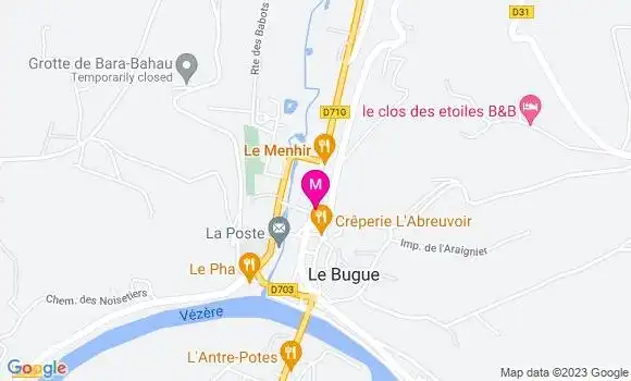 Localisation Pizzeria Le Basilic