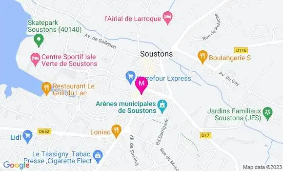 Localisation Restaurant  L