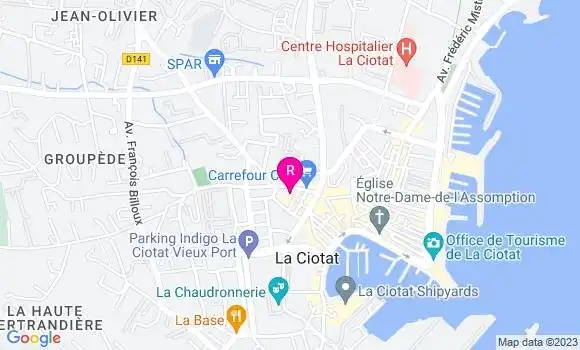 Localisation Restaurant  O