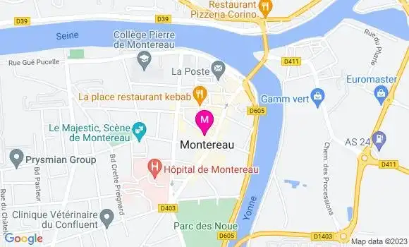 Localisation Restaurant  Nooshi