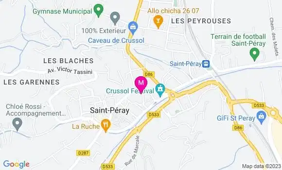 Localisation Pizzeria L