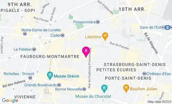Localisation Restaurant  L