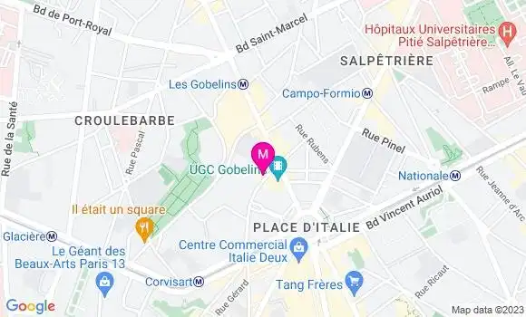 Localisation Restaurant Coréen Yobo