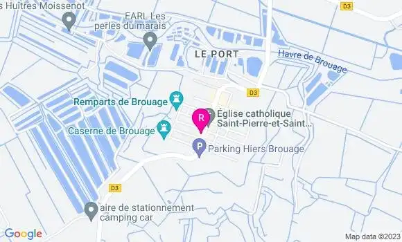 Localisation Restaurant  Le Champlain