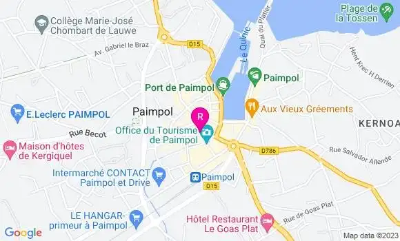 Localisation Pizzeria L