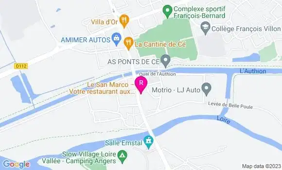 Localisation Bistrot Le San Marco