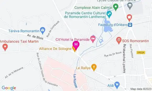 Localisation Restaurant  L