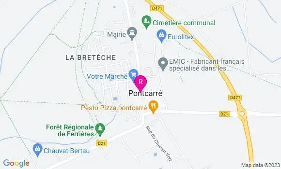 Localisation Restaurant  P