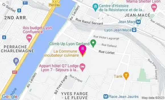 Localisation Restaurant  La Commune