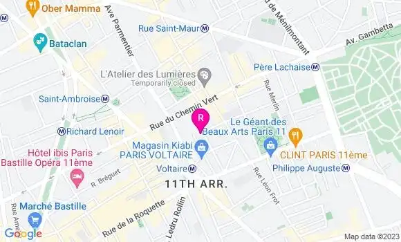 Localisation Bistrot La Mi Fa