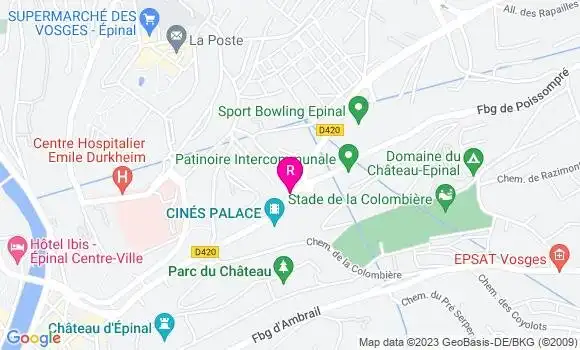 Localisation Restaurant  Le Chalet des Delices