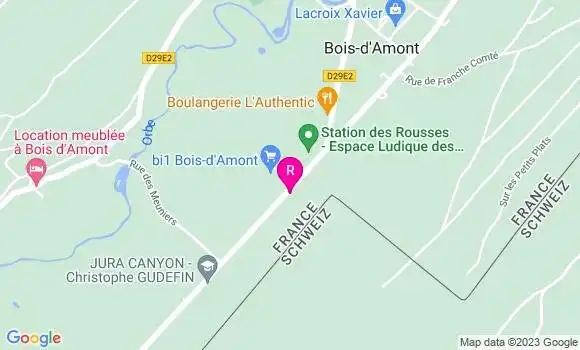 Localisation Restaurant  Le Mont d