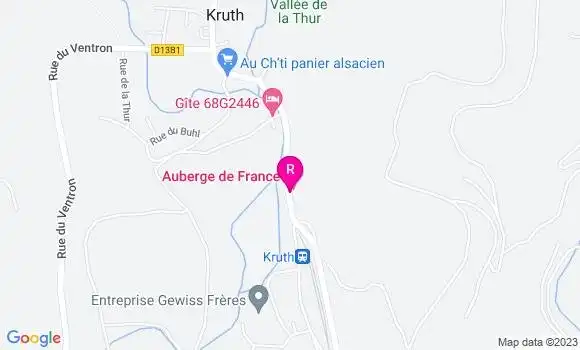Localisation Auberge de France