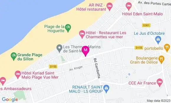 Localisation Le Bistrot de Courtoisville