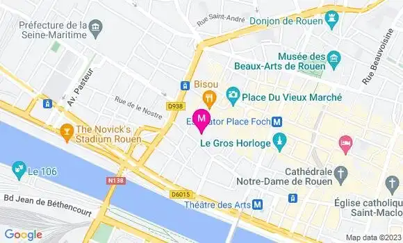 Localisation Restaurant Bar Le Popcorn