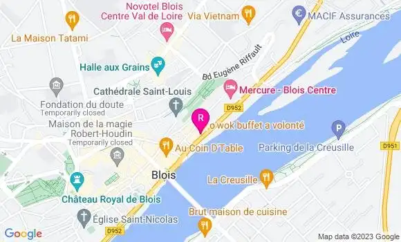 Localisation Restaurant  O
