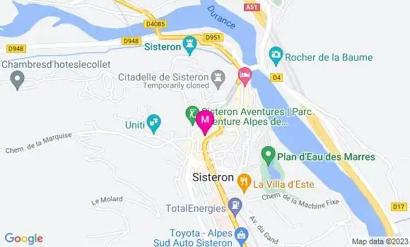 Localisation Restaurant  Pizza Mila