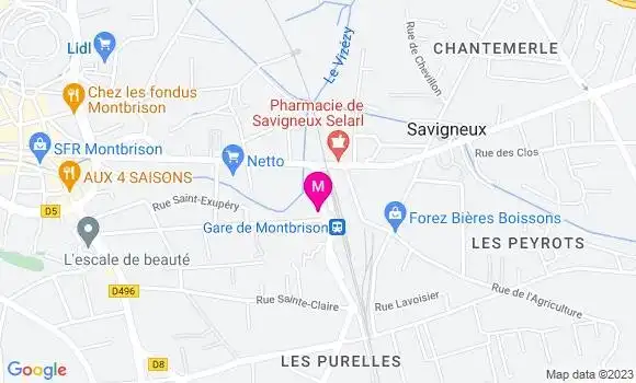 Localisation Restaurant  La Roseraie