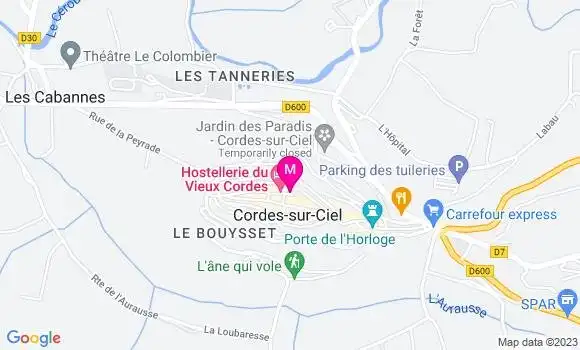 Localisation Restaurant  Au Vilain Petit Cordais