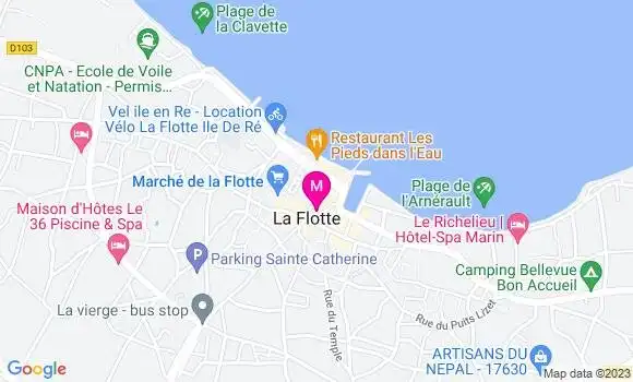 Localisation Restaurant Bio La Coccinelle