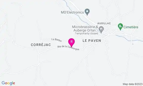 Localisation Restaurant  La Table de Lisa