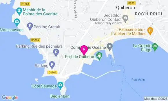 Localisation Crêperie La Capitainerie