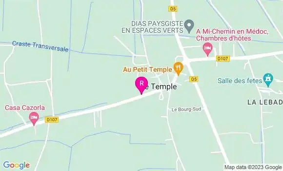 Localisation Restaurant  La Dune